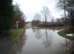 North Hall Road at the Widdington turn off